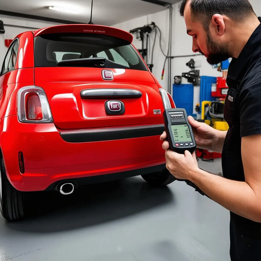 OBD Scanner Connection to Fiat 500